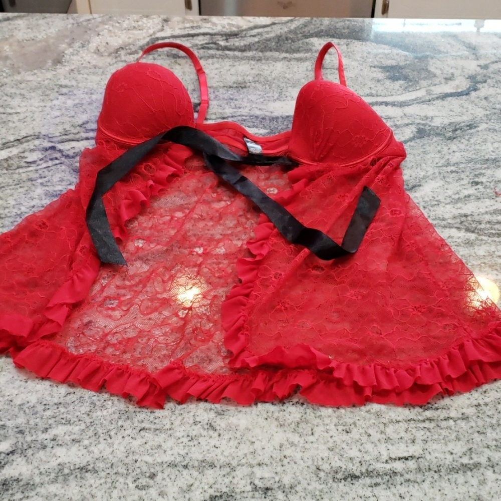 Red lingerie